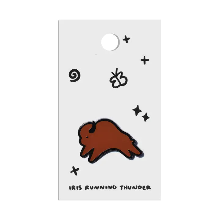 Buffalo Enamel Pin