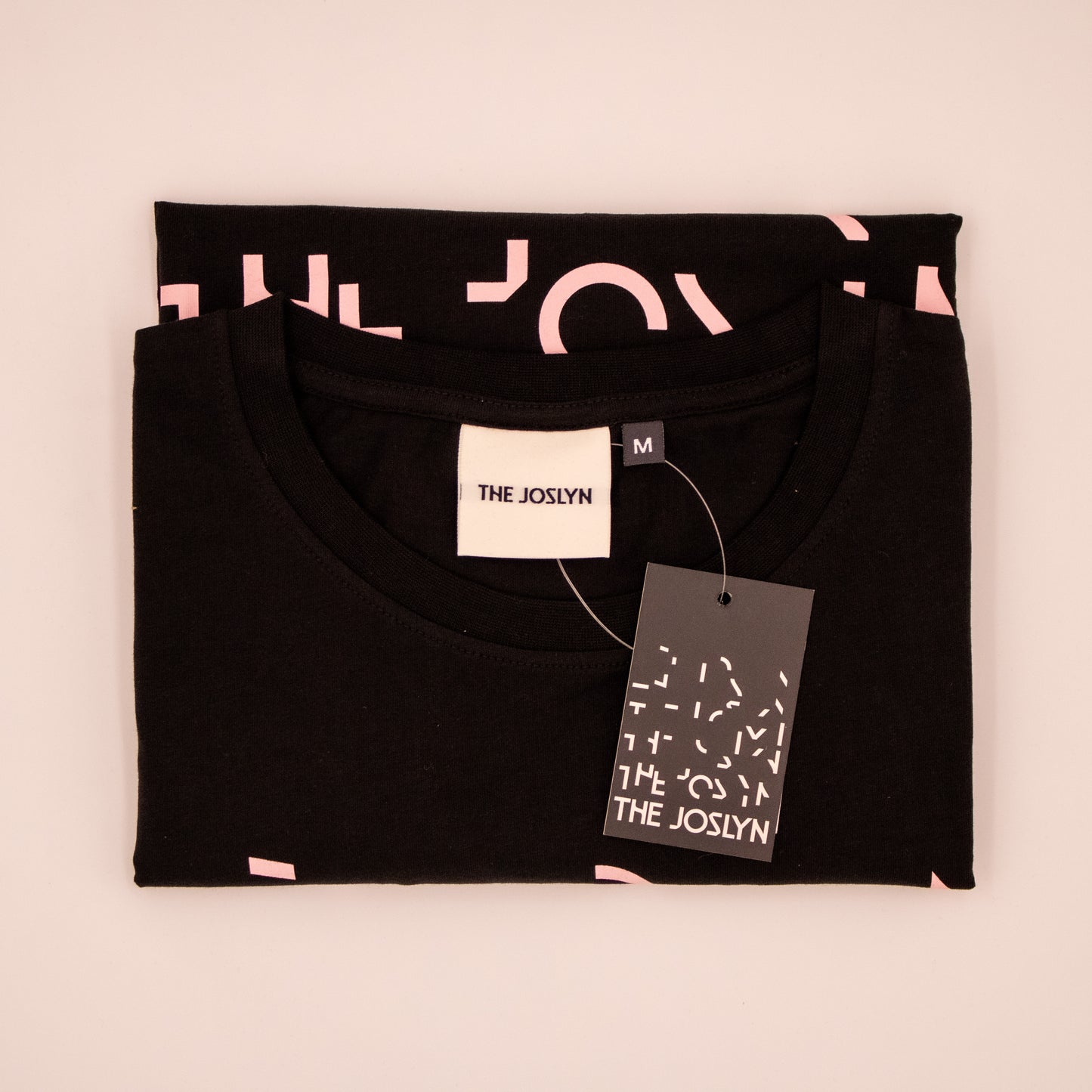 Joslyn Black Waterfall Logo T-Shirt