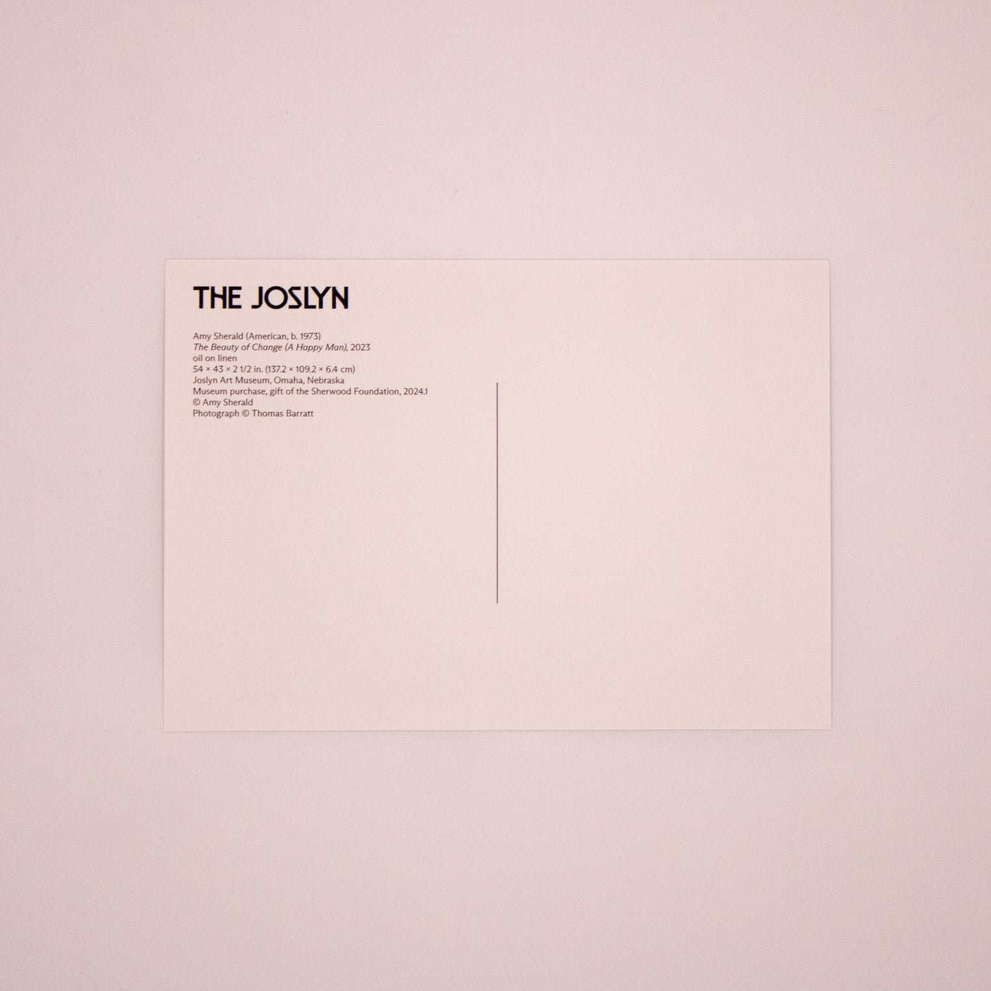 Amy Sherald - The Beauty of Change (A Happy Man) Postcard