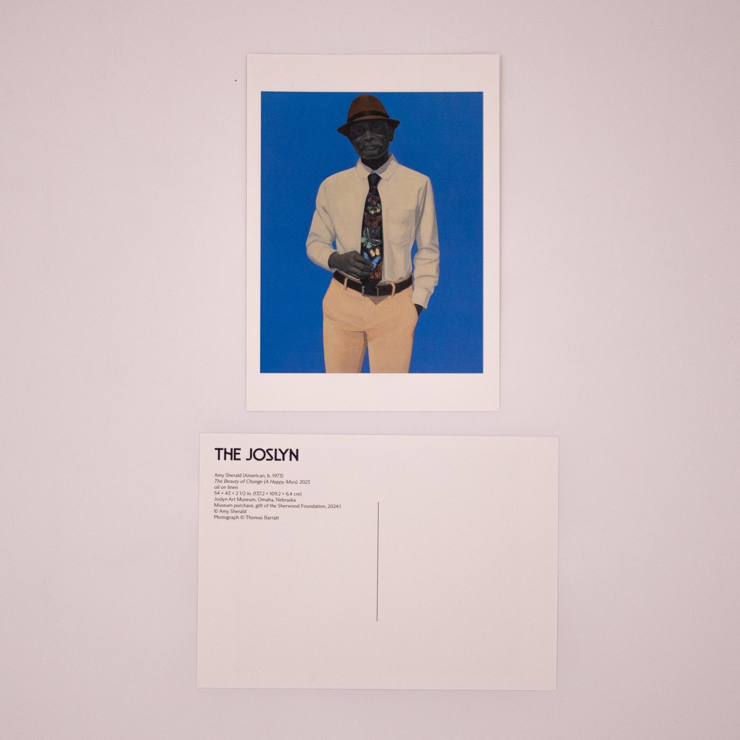 Amy Sherald - The Beauty of Change (A Happy Man) Postcard
