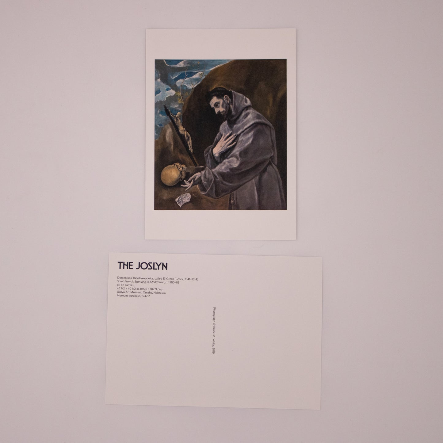 Domenikos Theotokopoulos, El Greco - Saint Francis Standing in Meditation Postcard