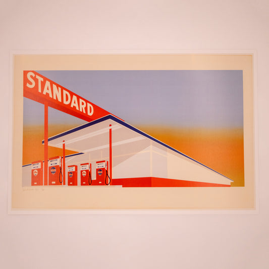 Ed Ruscha - Standard Station Print 18"x12" Art Print