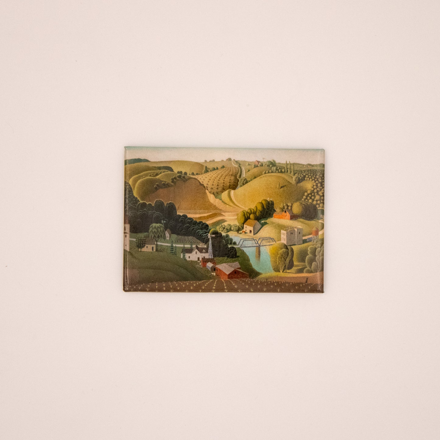 Grant Wood Stone City Iowa Magnet
