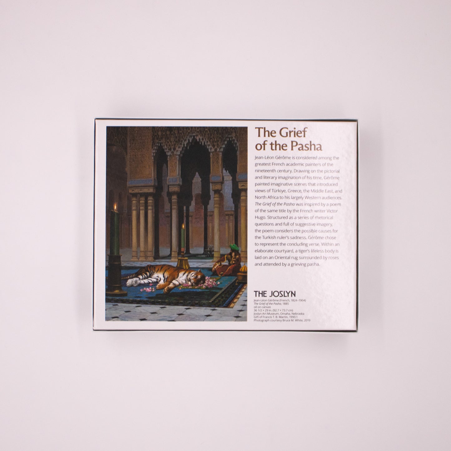 Jean-Leon Gerome The Grief of the Pasha 500-piece puzzle