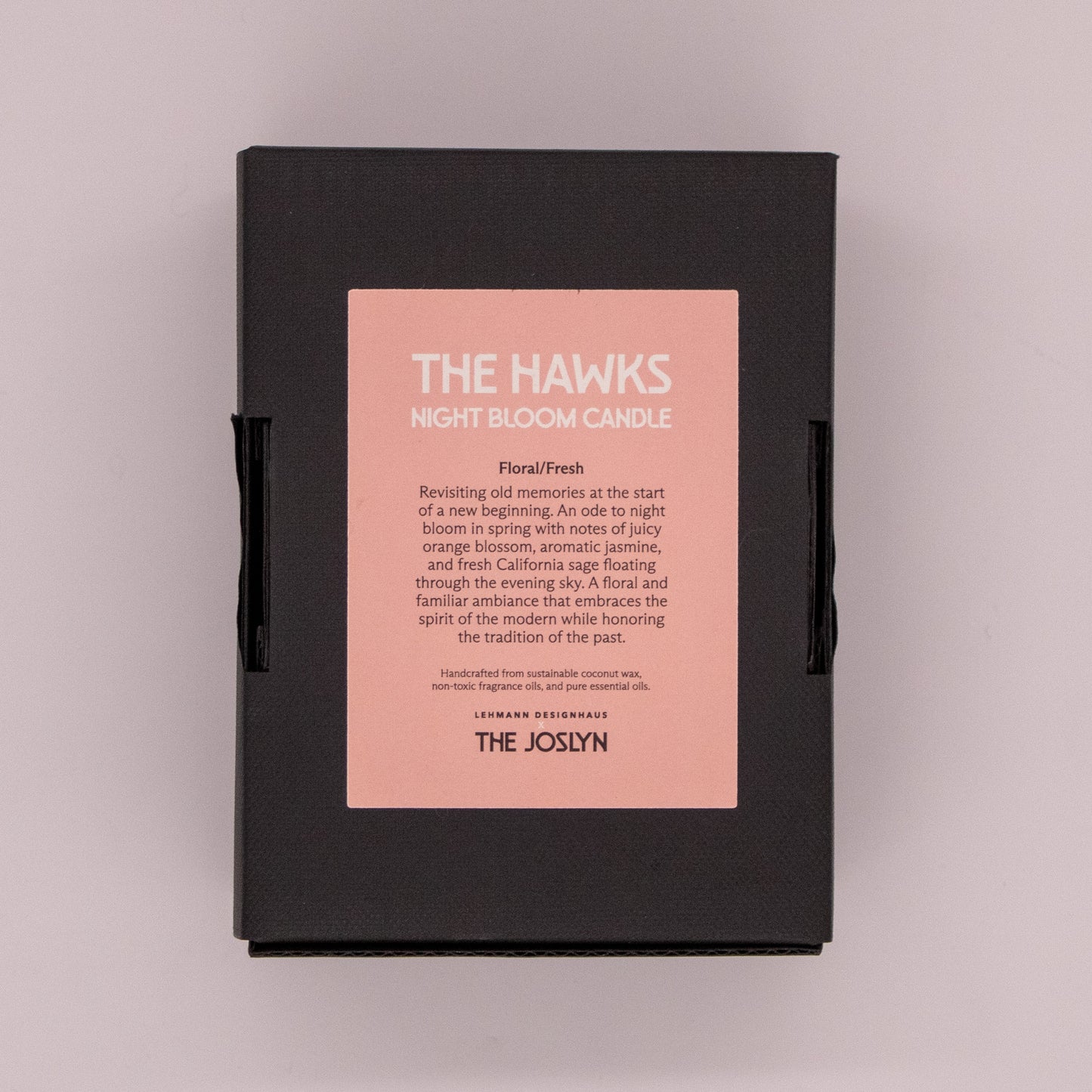Joslyn Branded Candle - Night Bloom "The Hawks"