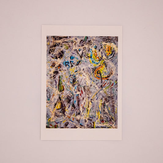 Jackson Pollock - Galaxy Postcard