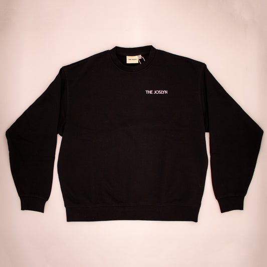 Joslyn Black Crewneck Sweatshirt