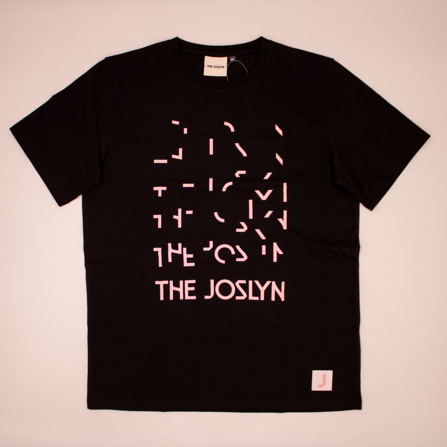 Joslyn Black Waterfall Logo T-Shirt