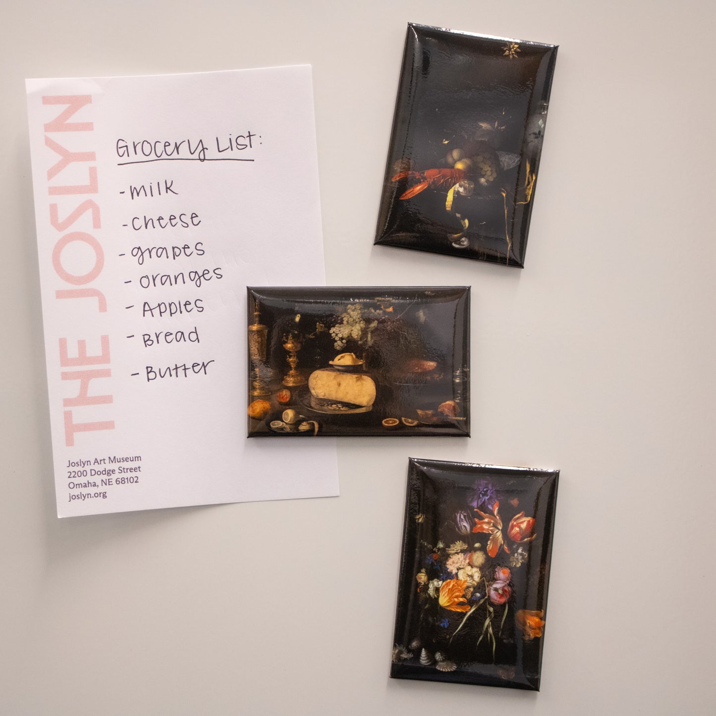 Still Lifes from the European Collection - 3 Magnet Set