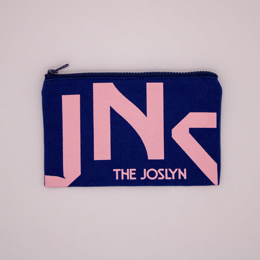 Joslyn Branded Blue Zip Pouch