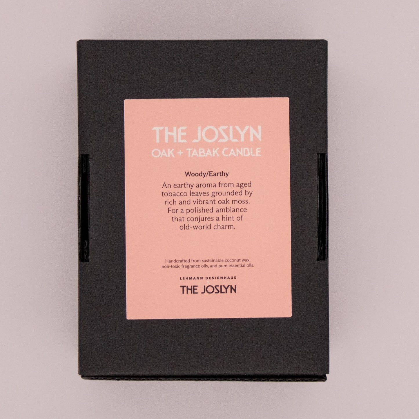 Joslyn Branded Candle - Oak & Tabak "The Joslyn"