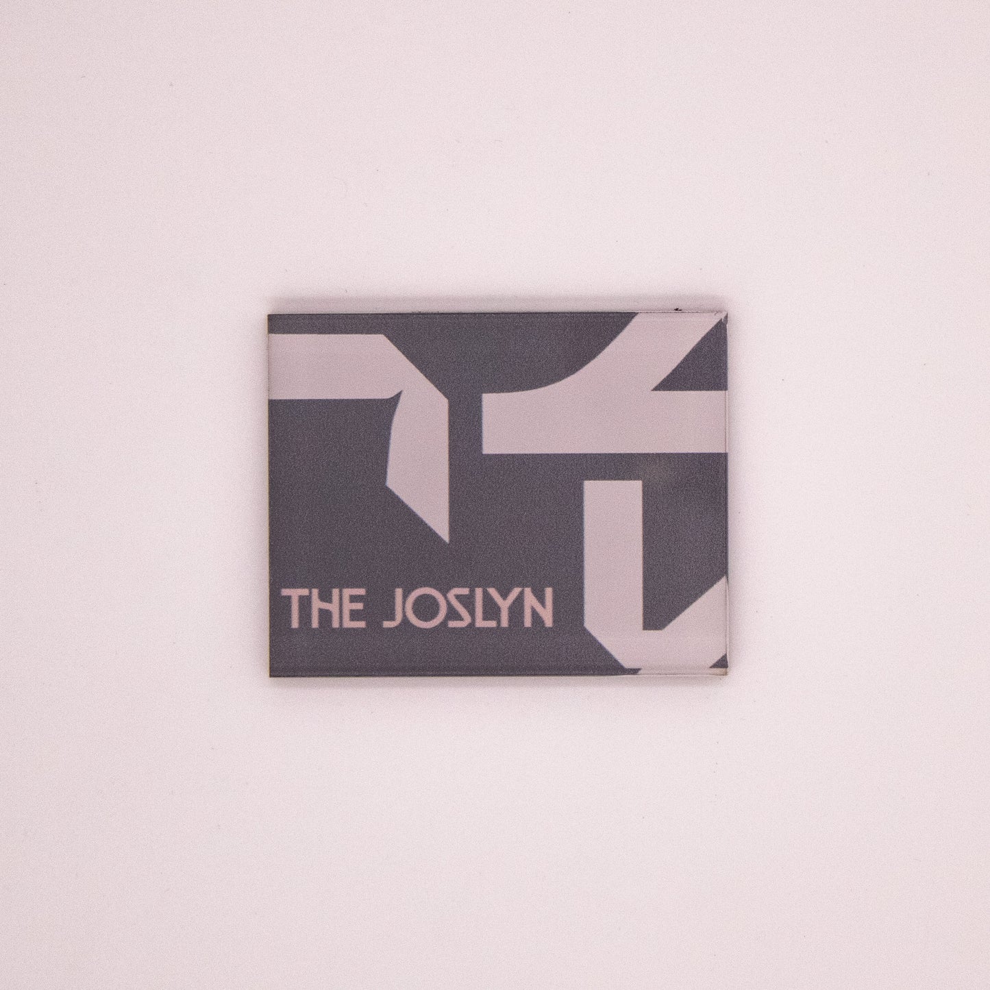 Joslyn Branded Gray Acrylic Magnet 2.75x2.15