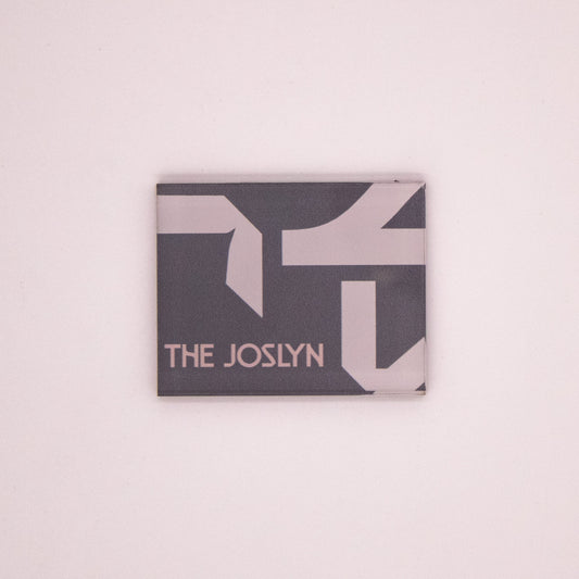 Joslyn Branded Gray Acrylic Magnet 2.75x2.15