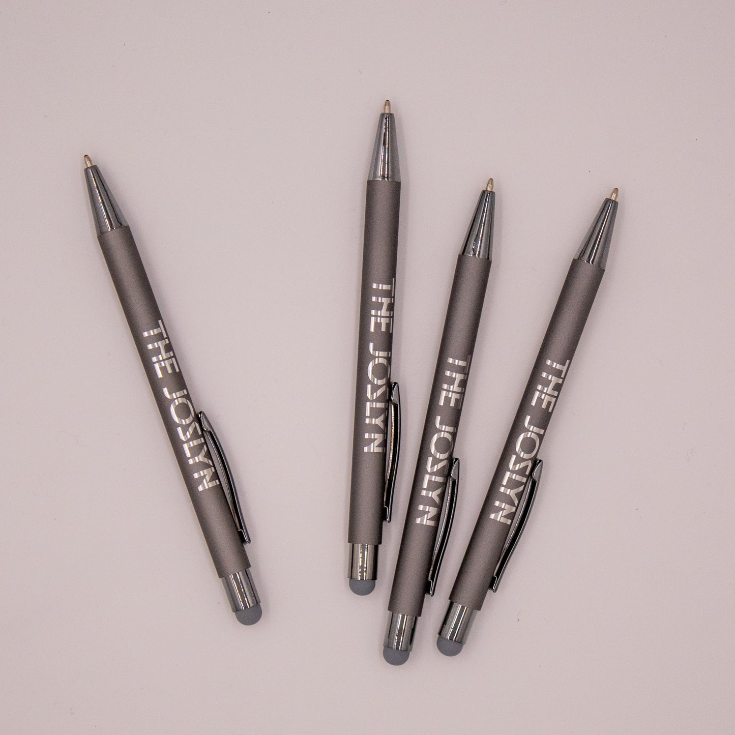 Joslyn Branded Cool Gray Pen