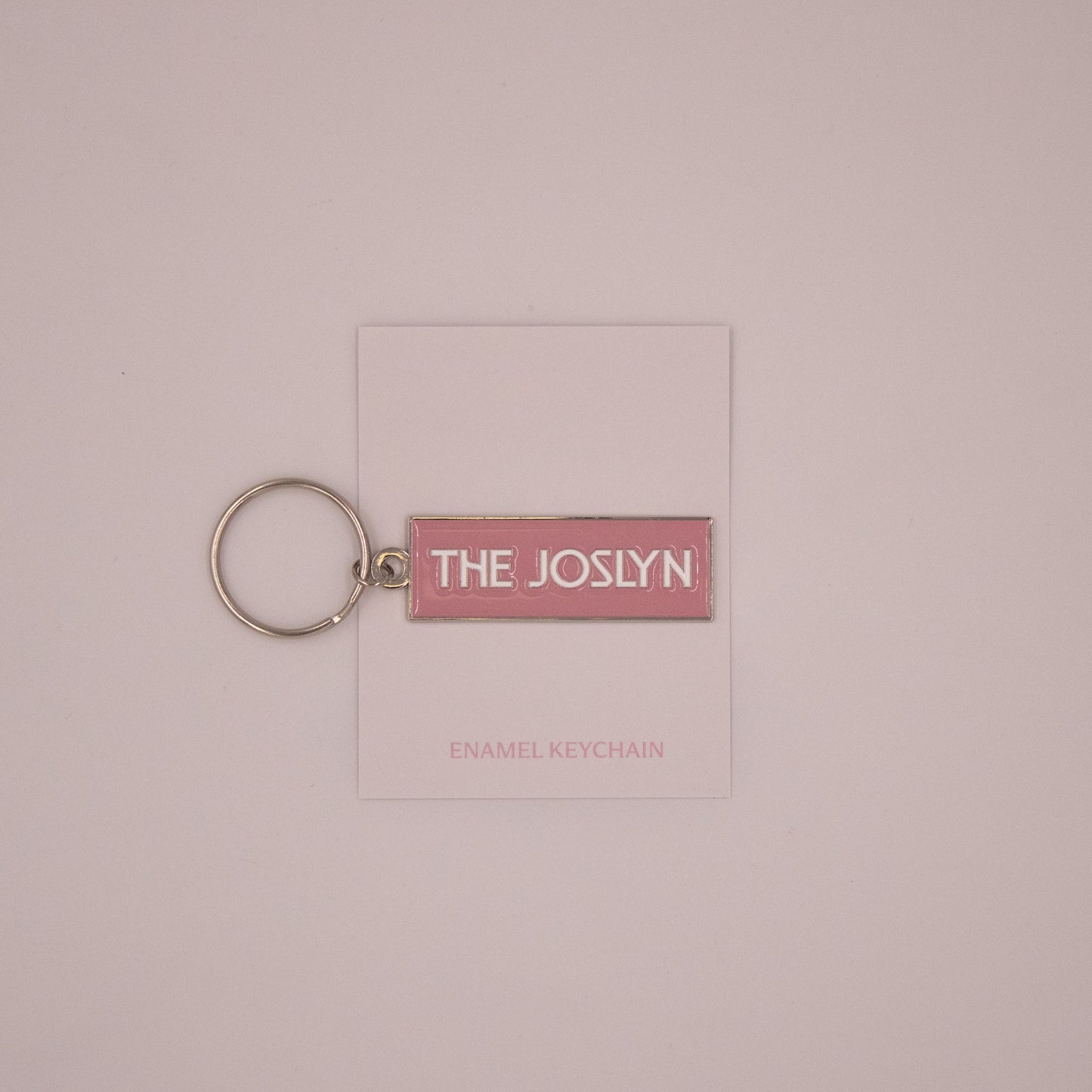 Joslyn Logo Enamel Keychain