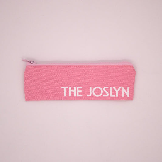 Joslyn Branded Pink Pencil Pouch