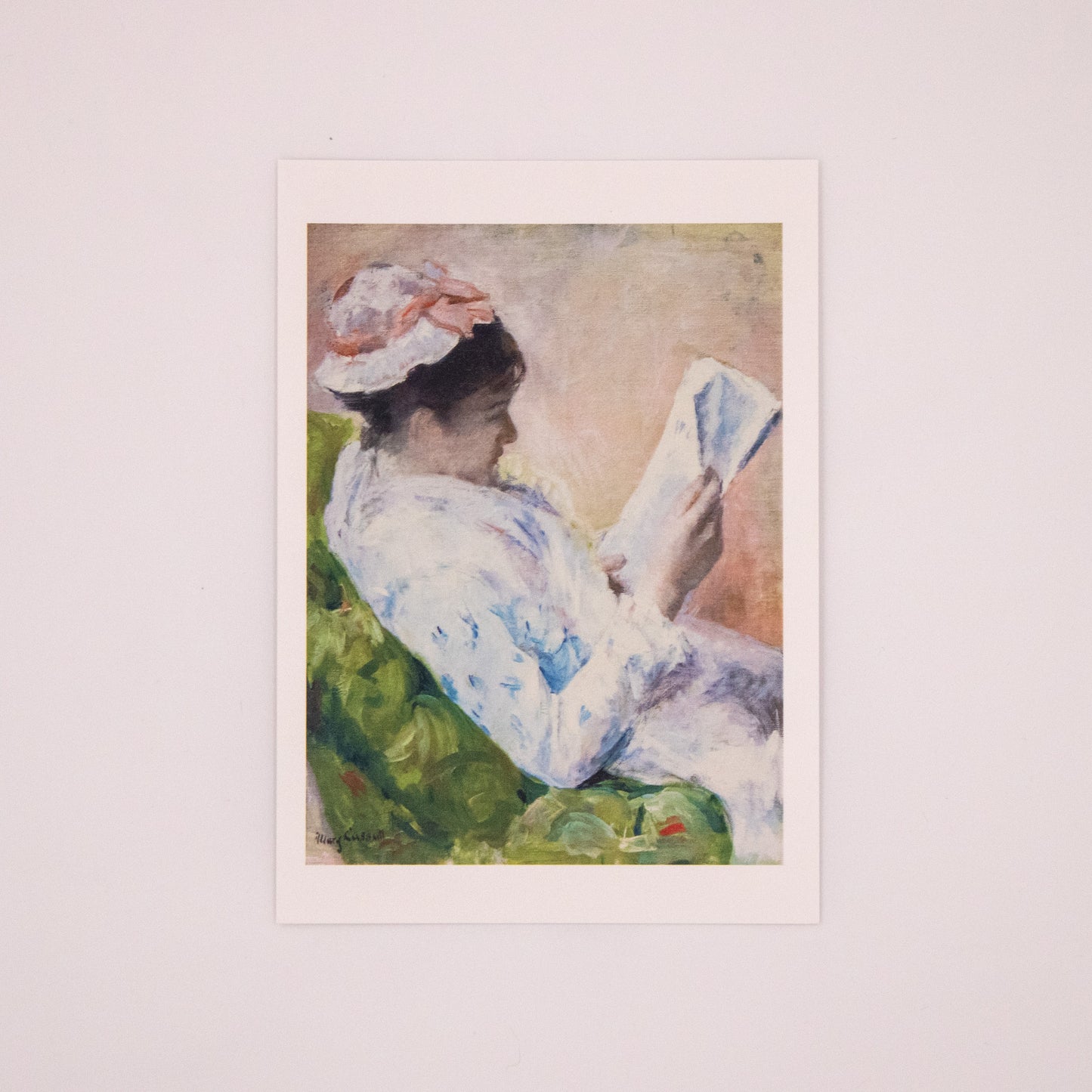 Mary Cassatt - Woman Reading Postcard