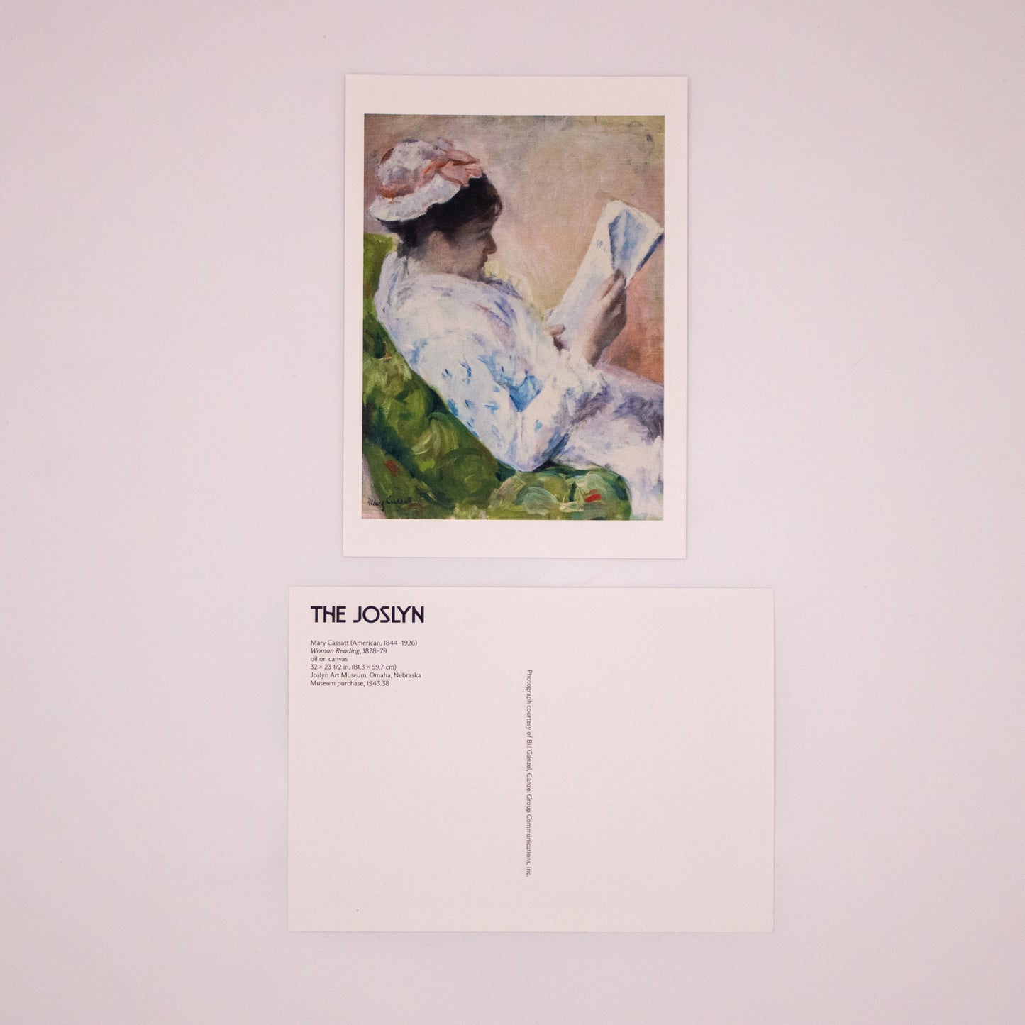 Mary Cassatt - Woman Reading Postcard