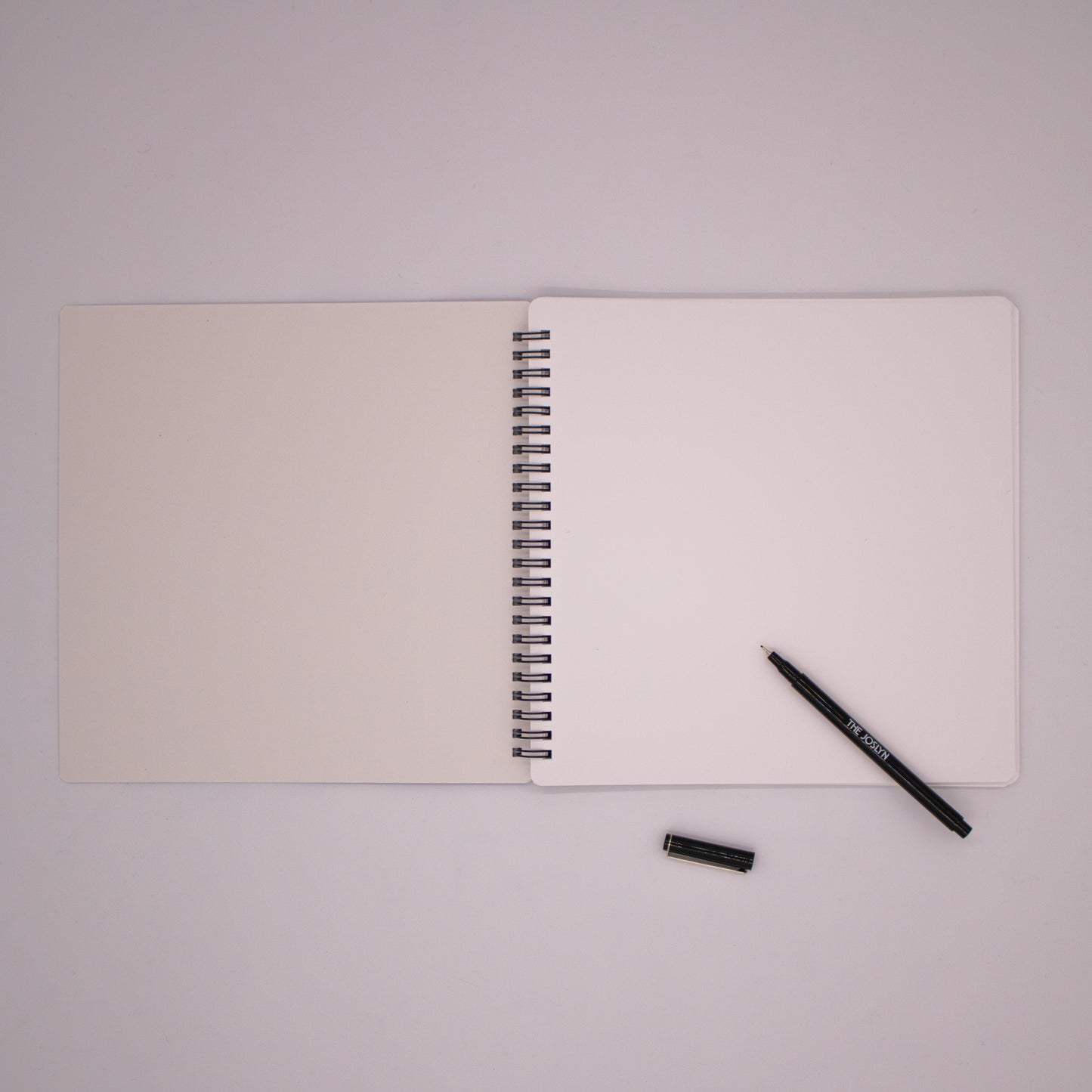 Joslyn Branded Square Hardcover Notebook Pink/Black