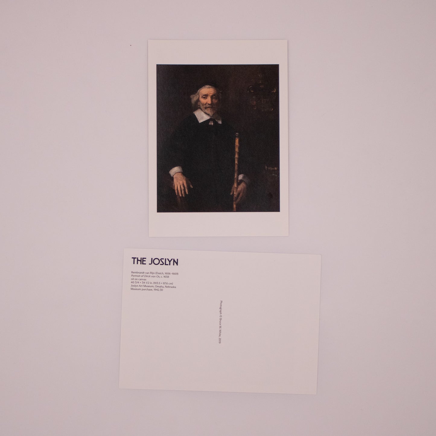 Rembrandt van Rijn - Portrait of Dirck van Os Postcard