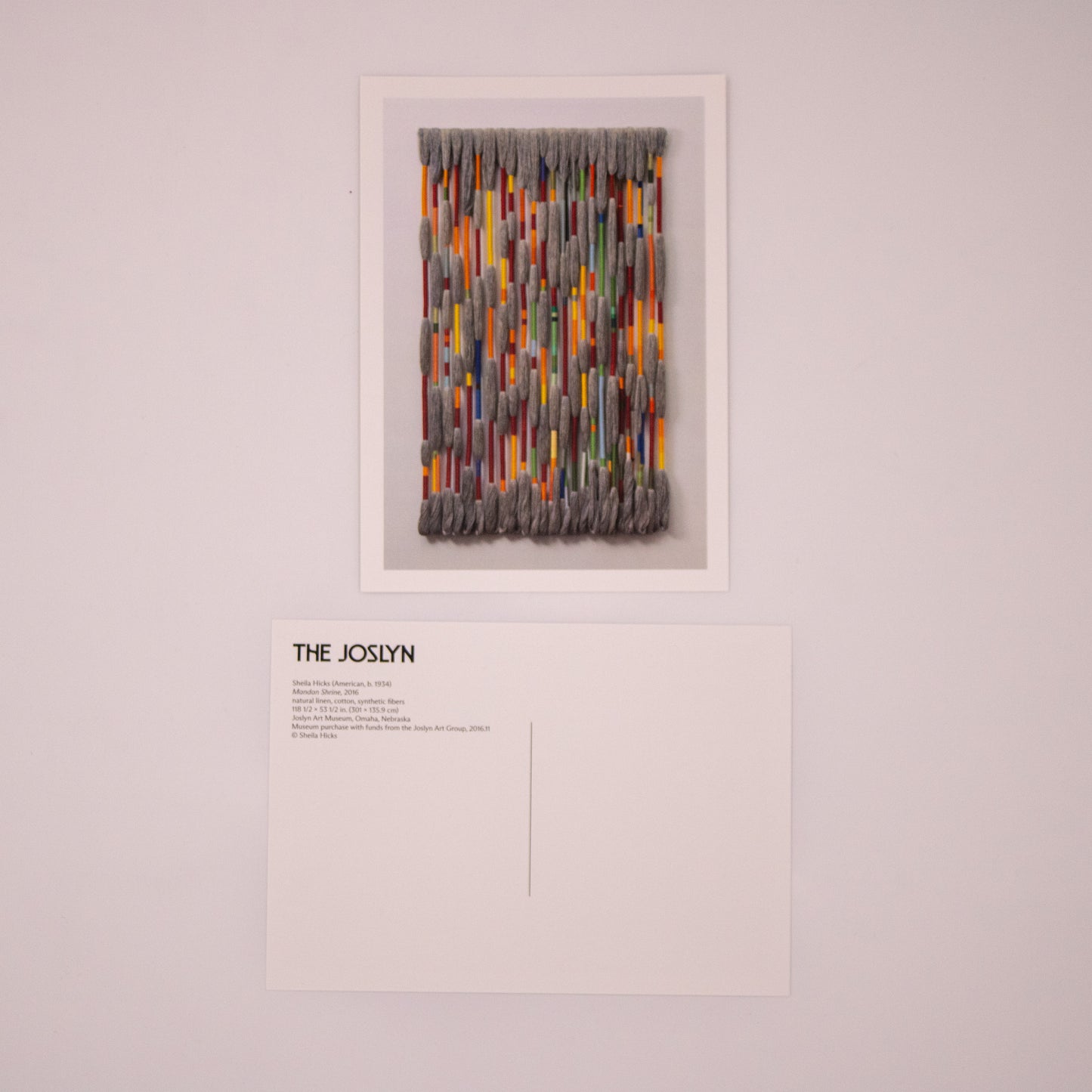 Sheila Hicks - Mandan Shrine Postcard
