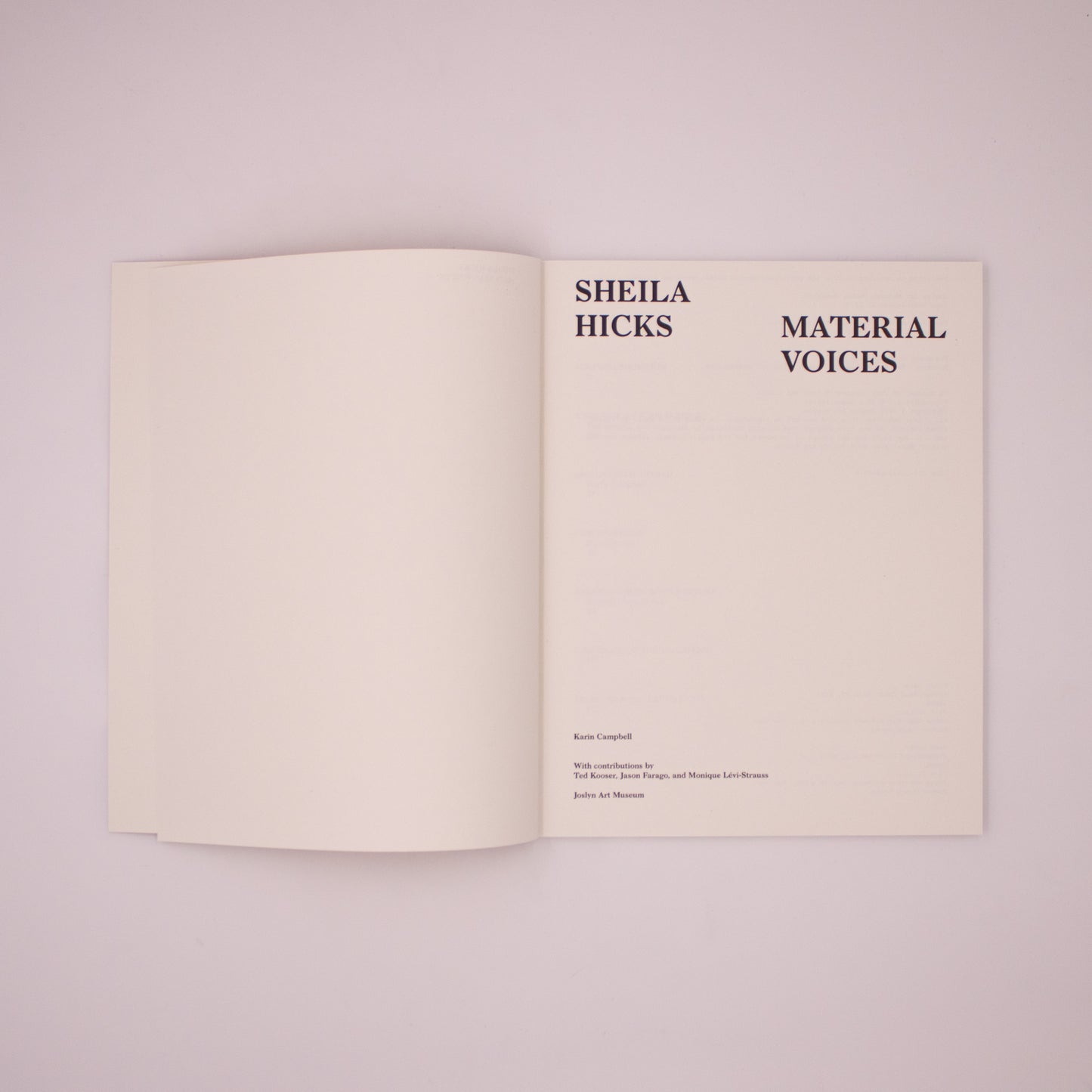 Sheila Hicks: Material Voices