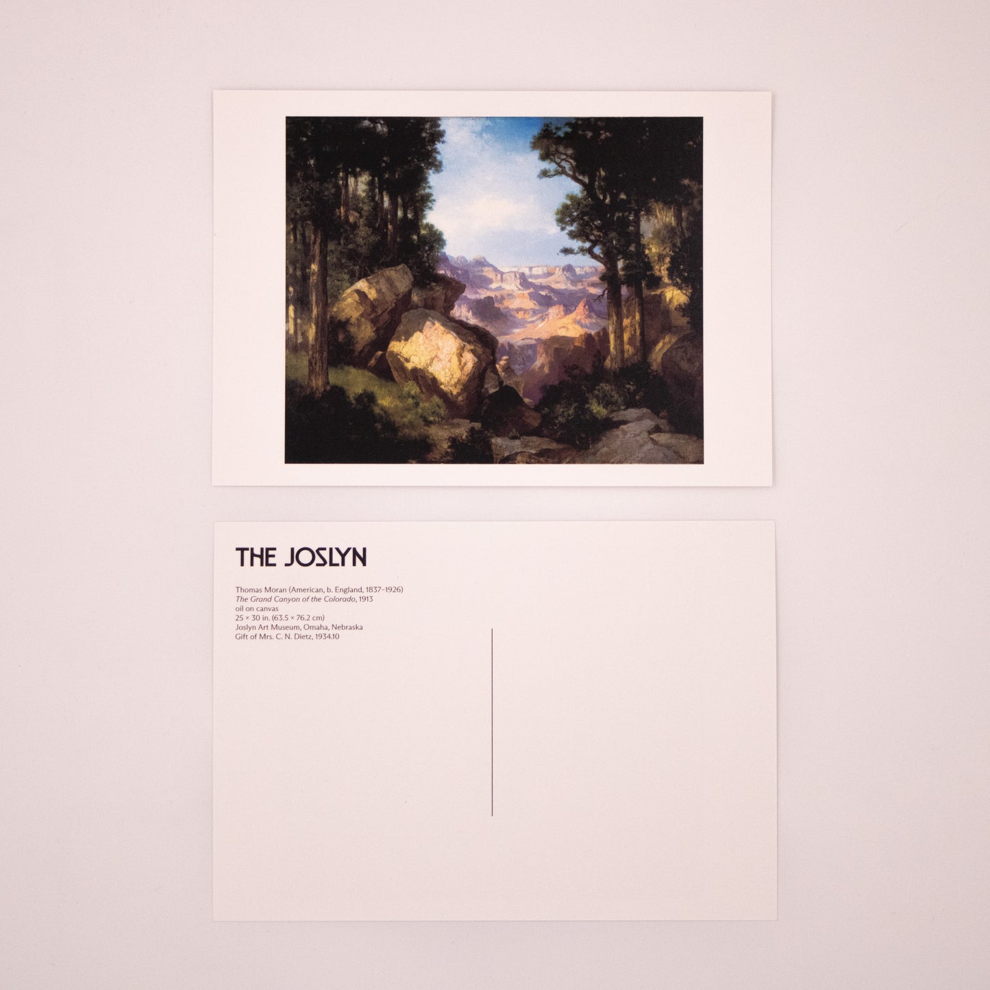 Thomas Moran - The Grand Canyon of the Colorado Postcard